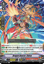 Vanguard TCG card V-EB12/028EN R Dragon Dancer, Eluisa Team Dragon’s Vanity!