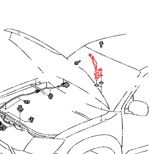 Fit 05-15 Toyota Hilux Vigo Champ KUN10 KUN15 KUN25 KUN36 Bonnet Hood Hinges Set - Picture 4 of 6