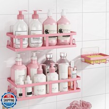 Youvip Shower Caddy Adhesive,No Drill Bathroom Organizer,Large Capacity Rustp