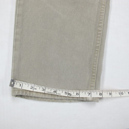 Vintage Levis SilverTab Jeans Mens 34x32 Gray Lean Yellow Label Straight - Picture 9 of 13