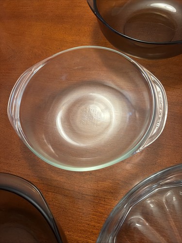 Juego de cuencos mezcladores de vidrio Pyrex (3 piezas) más un cuenco de vidrio adicional - Imagen 3 de 5