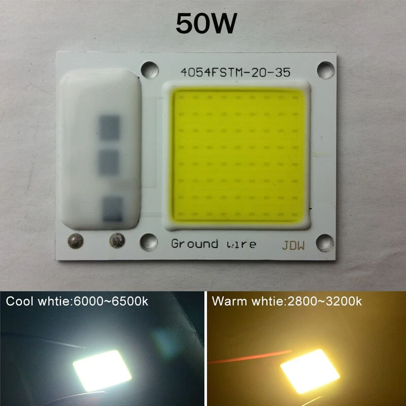 LED Chip 220v 10w 30w 50w 20w COB ad alta potenza SMD AC 230V luce bianca - Immagine 4 di 4