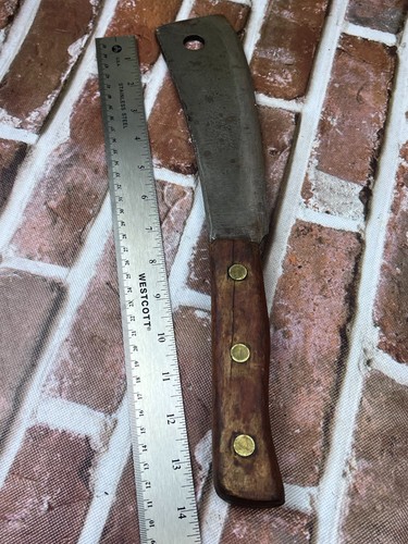 Foster Bros massiver Stahl Metzger Fleischerbeil Messer # 1190 - Bild 12 von 12