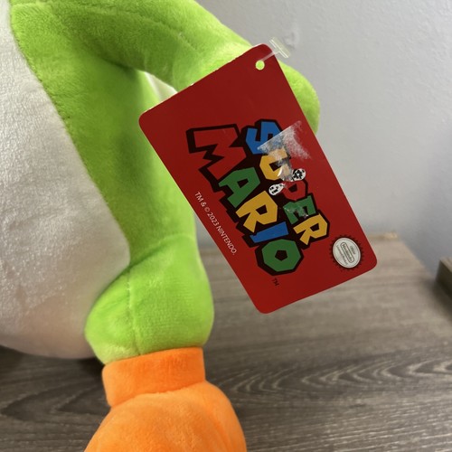 Nuevo Con Etiquetas Yoshi Super Mario Nintendo Peluche 15" Peluche Grande - Imagen 8 de 8