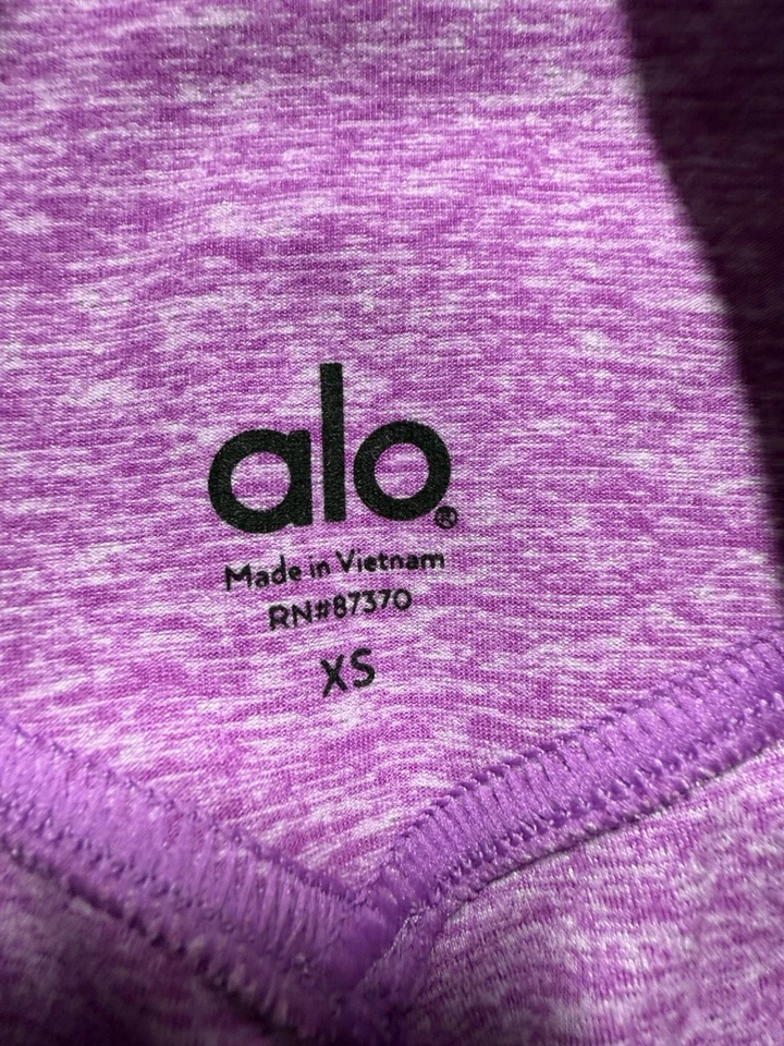 Alo Yoga Alosoft Lounge Leggings Conjunto Sujetador Deportivo Mujer XS Púrpura Foto 2 de 4