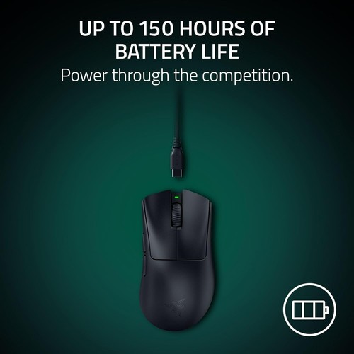 Razer DeathAdder V4 Pro - Ultra-lightweight Wireless Ergonomic Esports Mouse - 第 6/12 張圖片