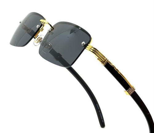 Men Sunglasses Square Rimless Retro Style Fashion Trendy Street Wear Rapper New - Picture 22 of 50