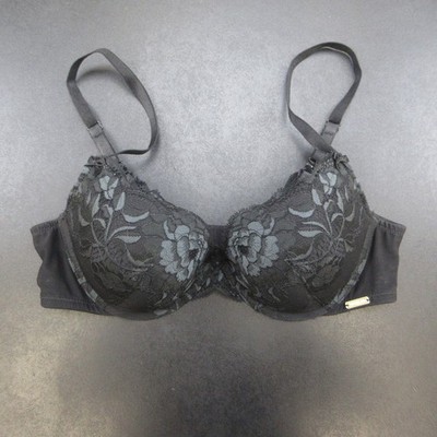 ADORE ME Bra Women's Black 36C Lace Padded Underwire