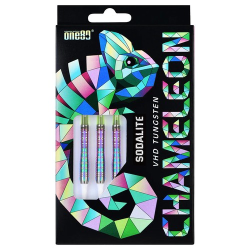 One80 Chameleon Sodalite 19 gram 90% Tungsten Soft Tip Dart Set - Picture 6 of 6