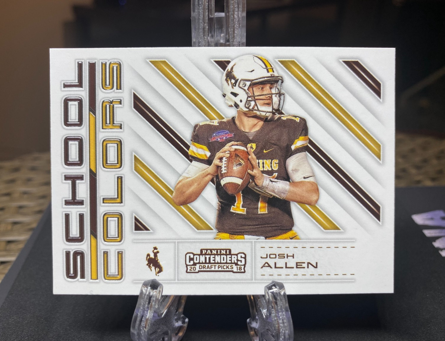 JOSH ALLEN 2018 Panini Contenders Draft School Colors Rookie RC #3 Buffalo Bills