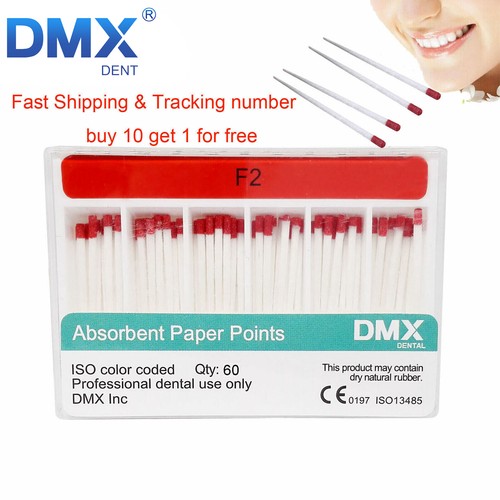 DMXDENT Dental Endo Absorbent Paper Points F1 F2 F3 Endodontics Root Canal Clean - Picture 5 of 11