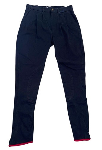 Horseland Australian Equestrian Riding Pants Breeches Women's 27 Pleated Navy
