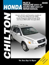 Chilton Total Car Care Honda Pilot & Acura MDX 01-07 (Chilton's Total Car Ca...