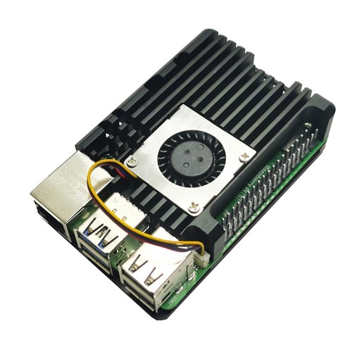 Sleek Heat Sink Enclosure Case for Raspberry 5 Active Coolers Ensure Stability - Photo 8/8
