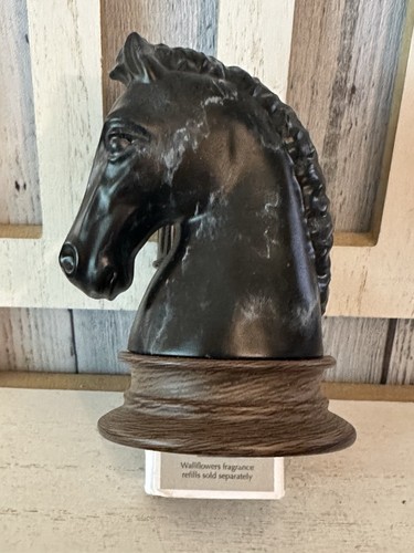 Bath & Body Works Knight Chess Piece Black HORSE Head Wallflower Plug In NWT - Picture 3 of 6