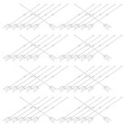 160 Pcs Blumenaccessoires Memo -Note -Halter Geschenkkartenhalter-Sticks