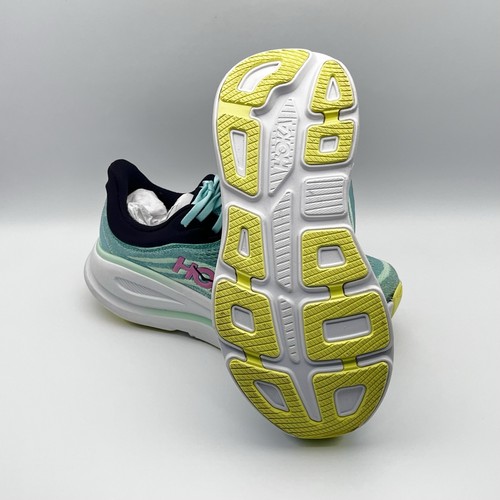 Hoka W Bondi 9 Wide Blue Spark Mint Flourite 1162014/BTF - Size 9 - Picture 8 of 9