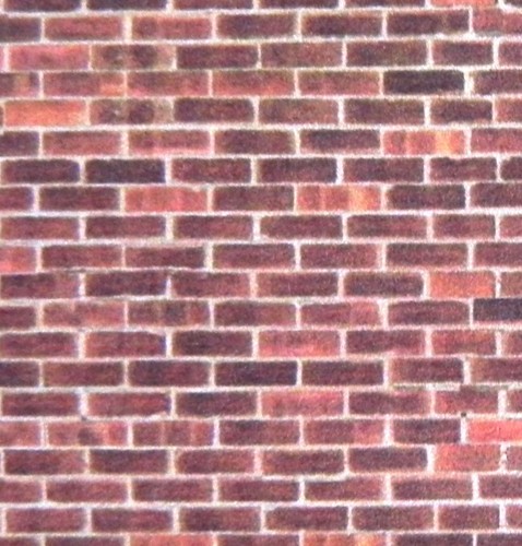 Red/Brown Brick Paper for O Gauge - Scale 1:48 - A4 Sheet (297 x 210 mm) - Picture 4 of 6