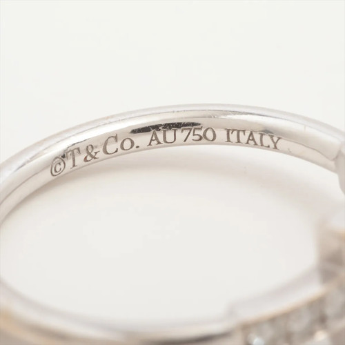 Tiffany T Wire diamond Ring 750(WG) 2.4g - Picture 3 of 6