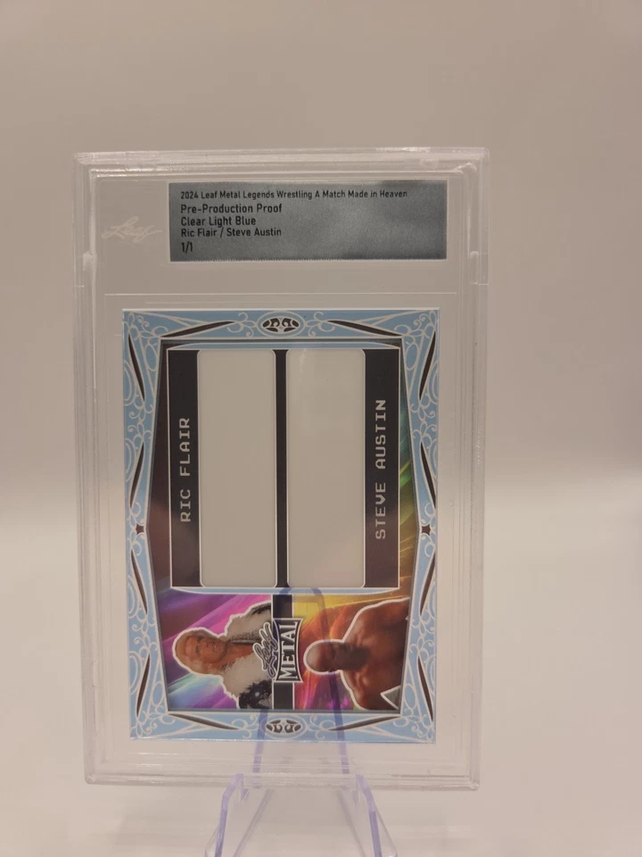 2024 Leaf Metal Legends RIC FLAIR & 'STONE COLD' STEVE AUSTIN 1/1 Slabbed Proof - Image 3 of 3