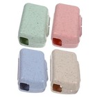 4 Pcs Portable Brush Cover Toothbrush Protector Cap Holder Protective