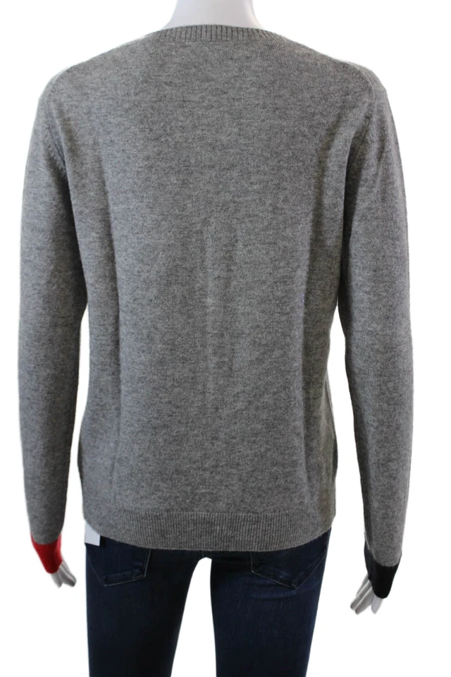 Женский пуловер Chinti & Parker с круглым вырезом и длинными рукавами свитер серый размер S - Изображение 3 из 4