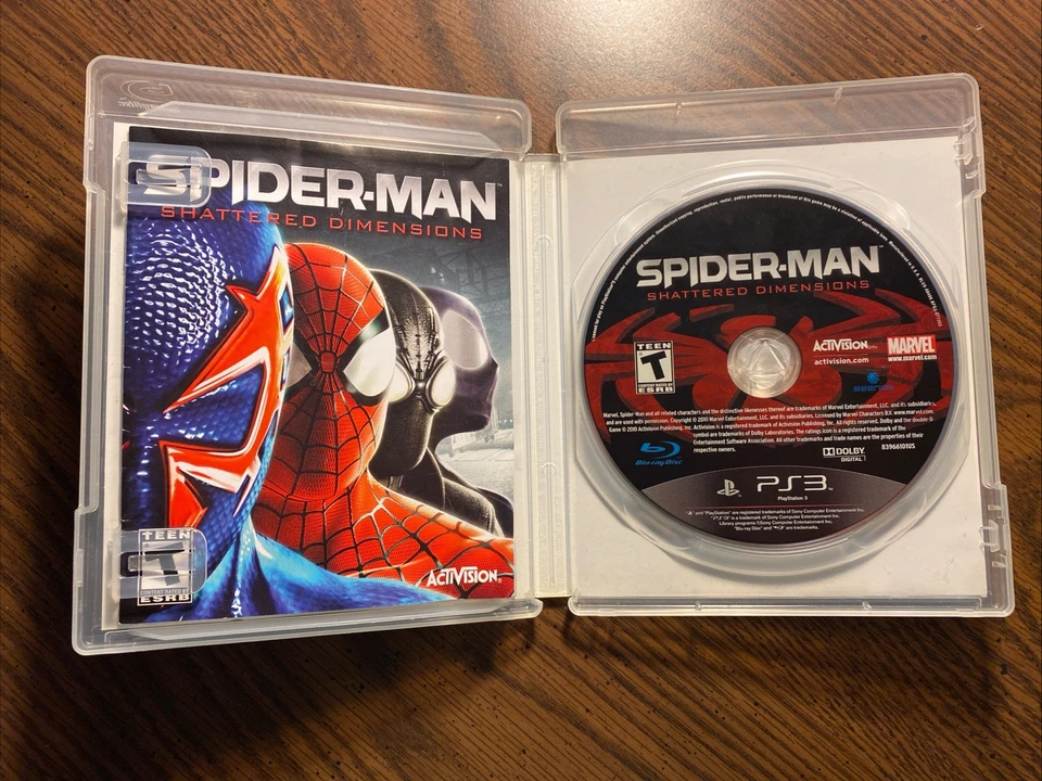 Spider-Man: Shattered Dimensions (Sony PlayStation 3, 2010) CIB, Tested - Image 3 of 4