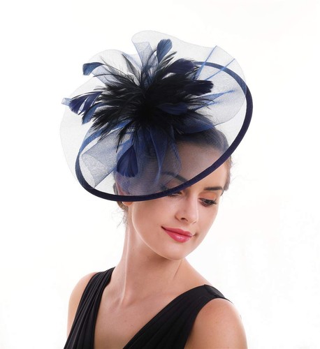 Fascinators Flower Tea Party Hats for Women Fascinator Headband and Clip Hats... - Picture 4 of 5