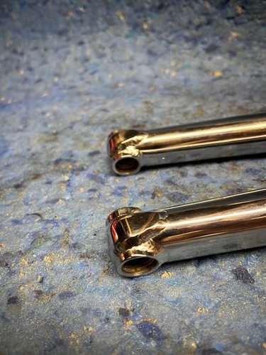 Cult Crew BMX Cranks Chrome 175mm for Big bikes 165mm (W) spindle FGFS 19mm BB - Picture 5 of 11