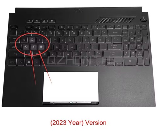 2023 ASUS TUF A15 F15 FX507 FA507 FX517 Palmrest Upper Top Case Backlit Keyboard - Picture 1 of 13