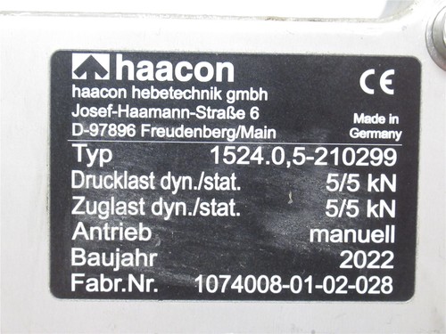 243067 Neu - ohne Karton; Haacon 1524.0;5-210299 Handhebergehäuse - Bild 2 von 8