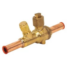 Ndl Nbv03-S Refrigerant Ball Valve, 3/8 In, 900 Psi