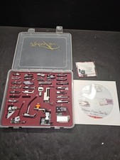 Madam Sew Ultimate Presser Foot Set 32 Pcs w/Manual & Tutorial DVD NEW
