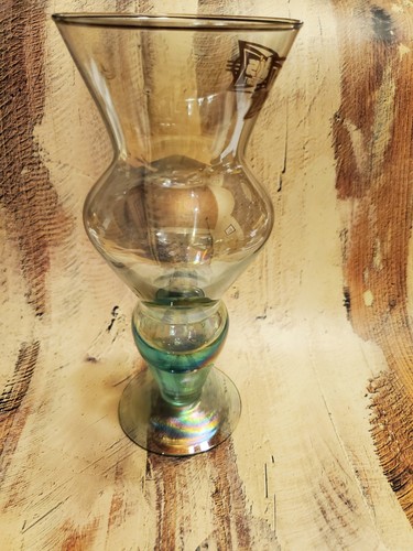 Star Trek Quarks Restaurant Bar Iridescent Clear Glass Las Vegas 8.75" - Picture 8 of 9