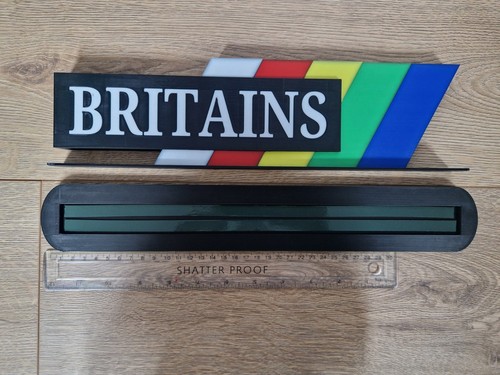 Gran Bretaña Juguetes Tractor Mediano 3D Tienda Exhibición Colección Letrero Coleccionistas Exhibición - Imagen 3 de 3