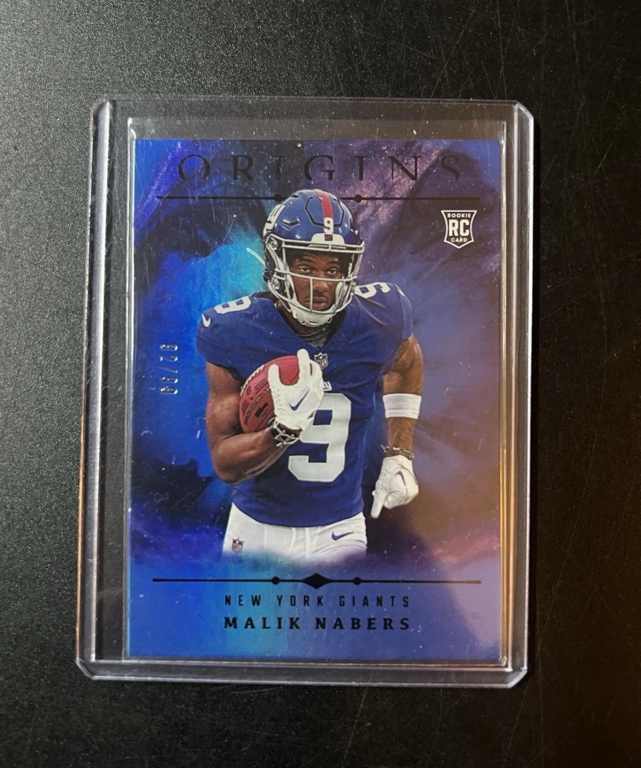2024 Panini Origins - Rookies Malik Nabers #147 Blue /99 (RC)