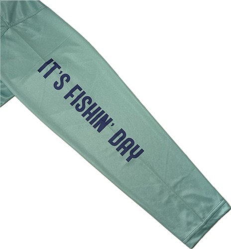 Fishing Shirt Long Sleeve UPF UV Sun Protection. Life Is Better On Fishing Day - Picture 4 of 5