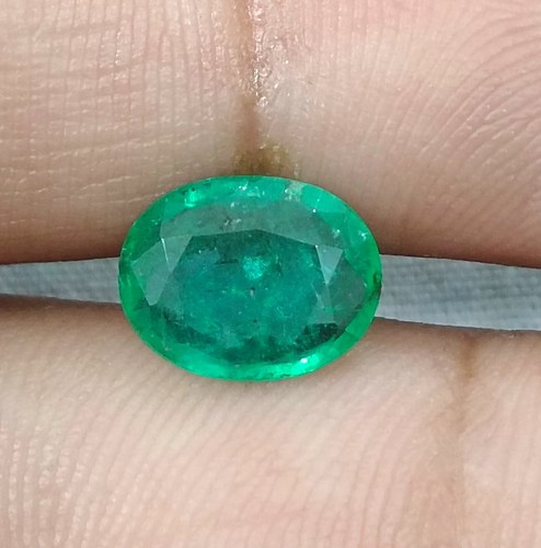 GSI Certified 1.91ct Vivid Green Natural Emerald Loose Gemstone - Picture 5 of 9
