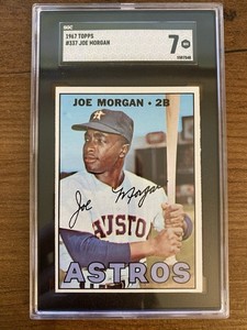 1967 Topps #337 Joe Morgan SGC 7 NM