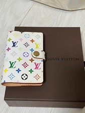 Louis Vuitton LV Diary Cover White Monogram MultiColor SR0024