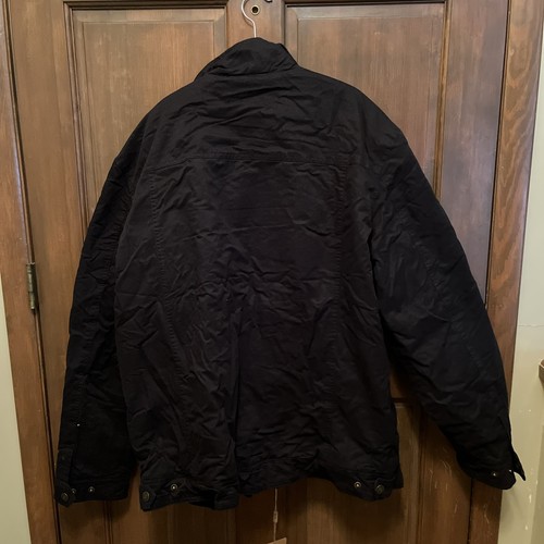 WenVen Men's Sherpa Lined Thick Military Coat Size Black XXL NWT - Picture 9 of 9