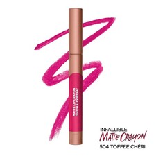 L'Oreal Paris Infallible Matte Lip Crayon, 504 TOFFEE CHERI