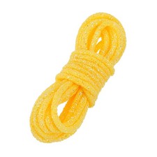 Sequins Rope, 5.5 Yard 6mm Sequins Rhinestone Tube Cord, Yellow