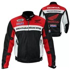 Men’s Honda Racing Motorcycle Motorbike Riding Mesh Fabric Jacket Biker Jacket
