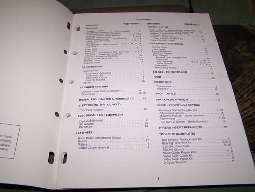 Catalogo utensili servizio fabbrica BRIGGS STRATTON raffreddato ad aria Hit Miss trattore a vapore - Foto 3 di 10