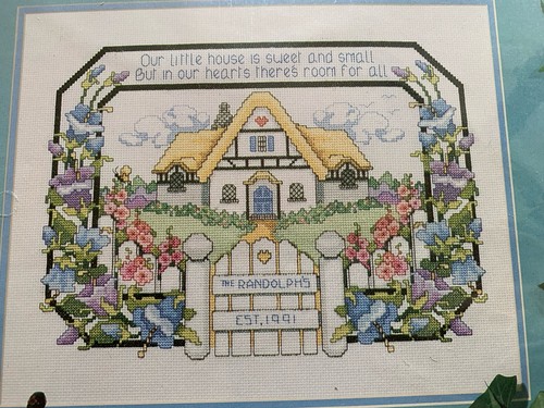Bucilla Our Little House Counted Cross Stitch Kit 40581 14"x 11" - Picture 2 of 3