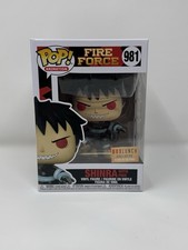 Funko Pop Fire Force Shinra with Fire Box Lunch 981 GITD