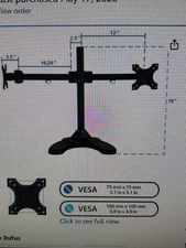 mount it dual monitor stand