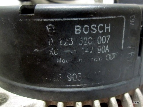 BENT PLUG OEM 1995-2002 Volkswagen Cabrio Alternator 15661, 0123320007 - Picture 2 of 6