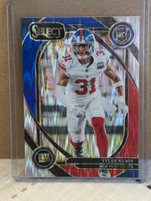 Tyler Nubin Red & Blue Prizm Shock Club Level 2024 Panini Select Football #299